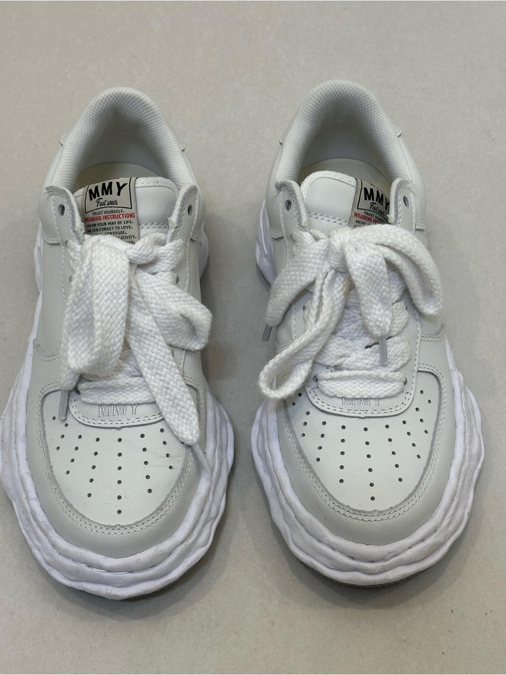MMY White Sneakers Size 39